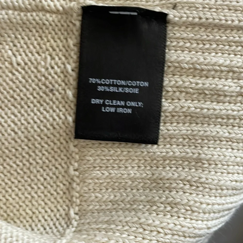 Lafayette 148 Silk Cotton Cardigan Sweater Size 1X - Picture 10 of 16